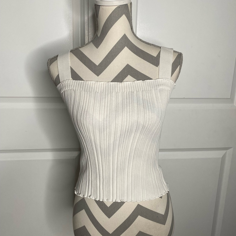 Mukok Studio White Tank Top